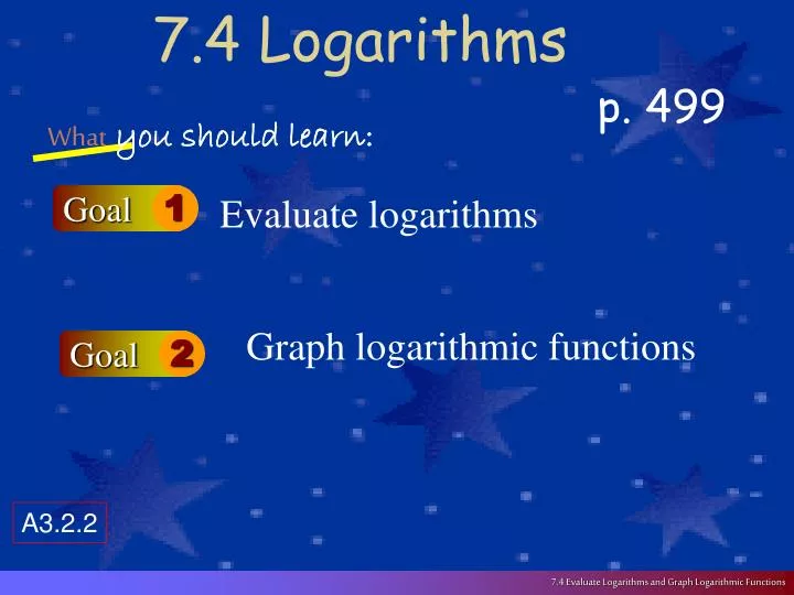 7 4 logarithms