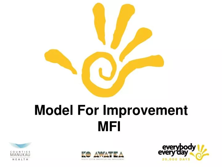 model for improvement mfi