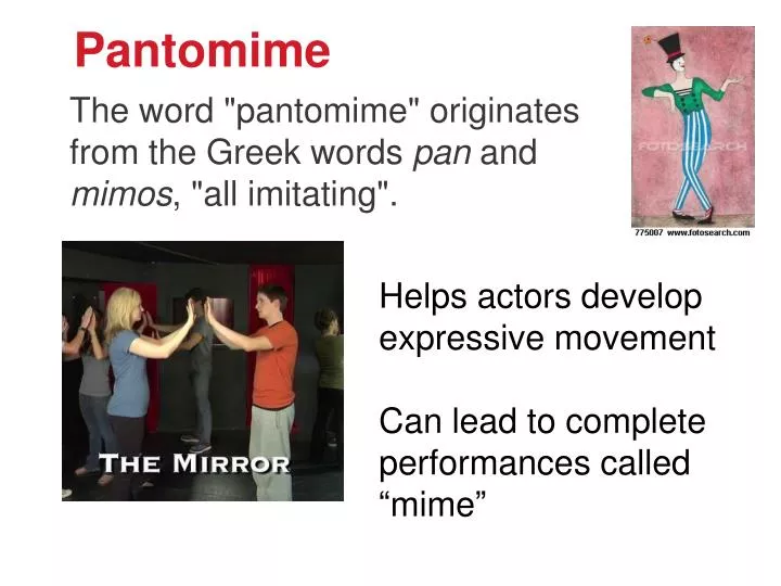 pantomime