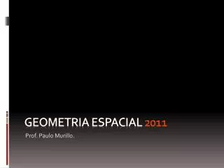 geometria espacial 2011