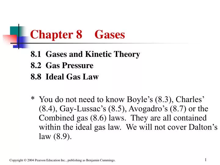 chapter 8 gases