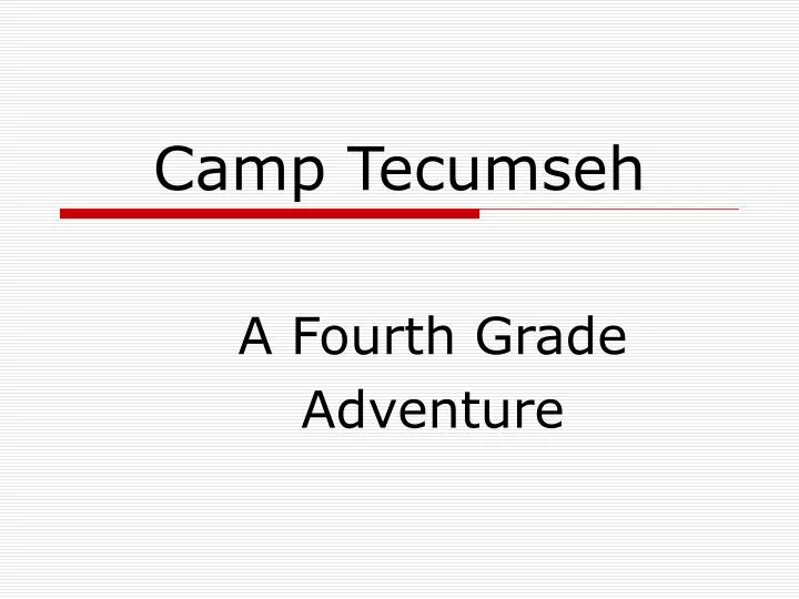 camp tecumseh