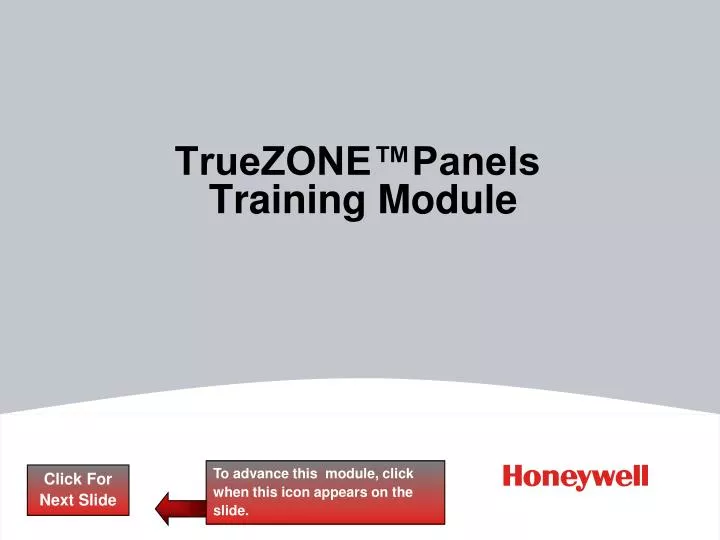 truezone panels training module