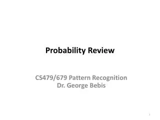 Probability Review