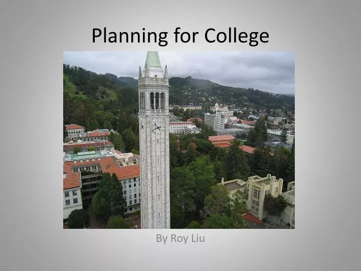 planning for college