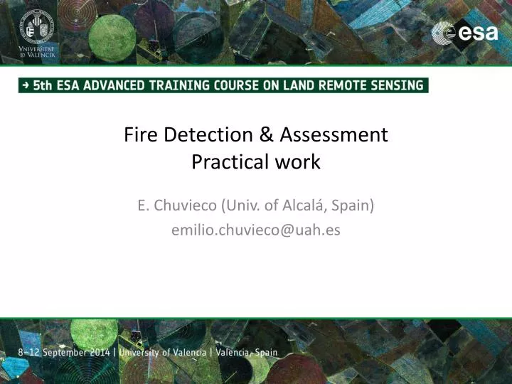 fire detection assessment practical work