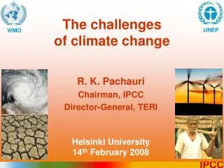 the challenges of climate change