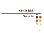 Credit Risk - slide 1