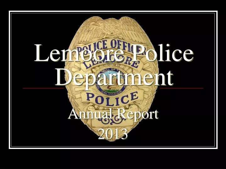 lemoore police department
