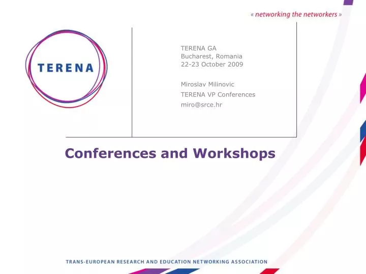 conferences and workshops