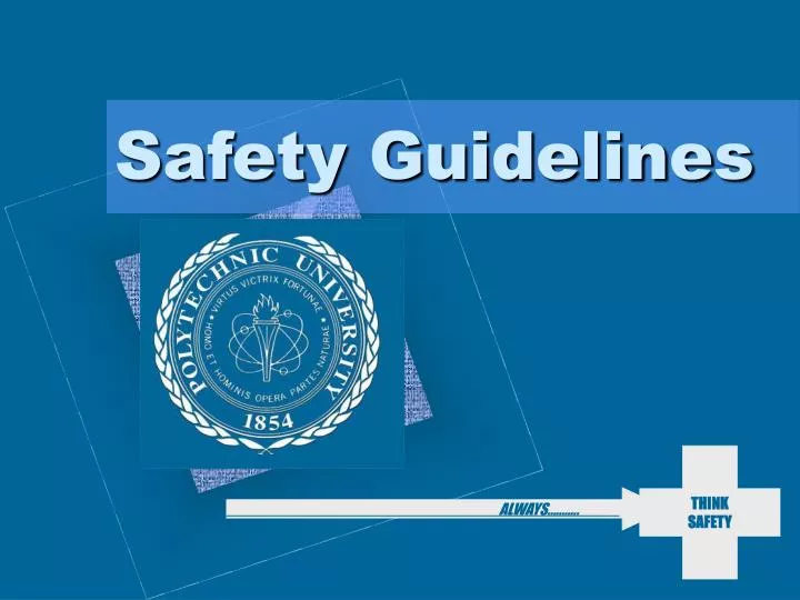 safety guidelines