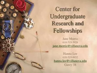 Center for Undergraduate Research and Fellowships