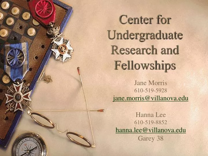 center for undergraduate research and fellowships