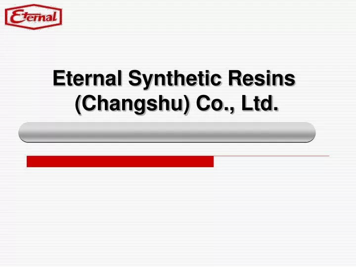 eternal synthetic resins changshu co ltd