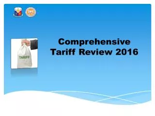Comprehensive Tariff Review 2016