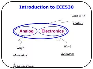 Introduction to ECE530