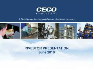 INVESTOR PRESENTATION June 2010