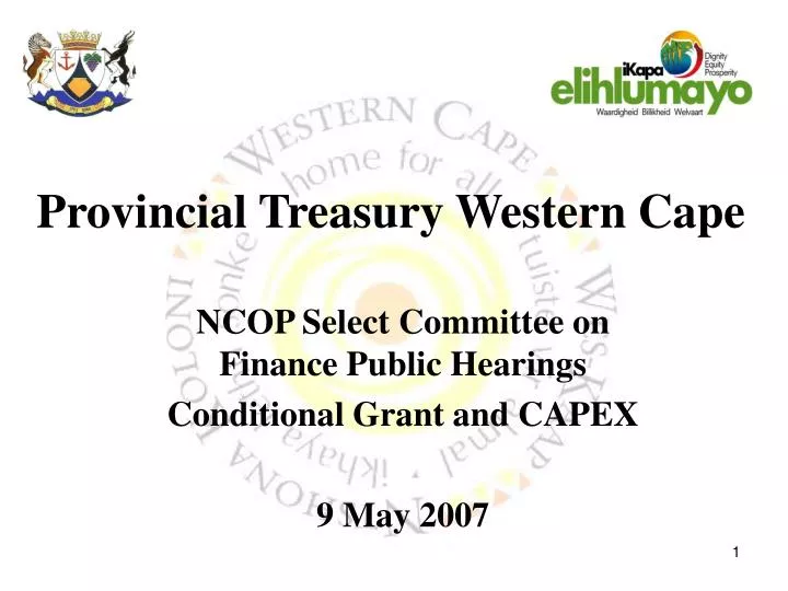 provincial treasury western cape