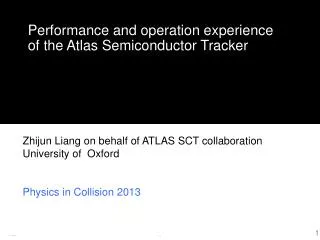 Performance and operation experience of the Atlas Semiconductor Tracker