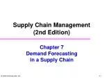 Chapter 7 Demand Forecasting in a Supply Chain - slide 1