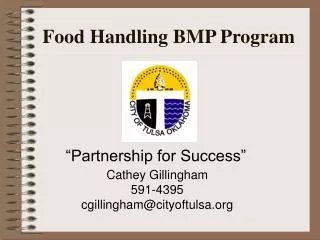 Food Handling BMP Program