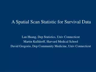 A Spatial Scan Statistic for Survival Data