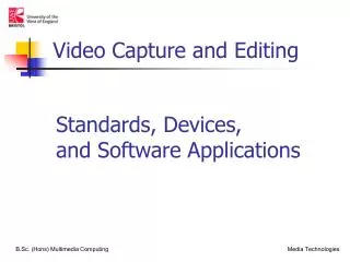 Standards, Devices, and Software Applications