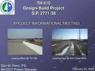 TH 610 Design-Build Project S.P. 2771-38