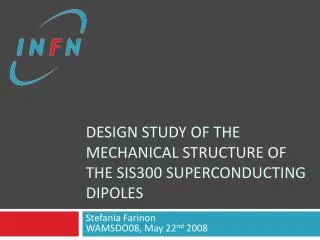 Design study of the mechanical structure OF the SIS300 superconducting dipoles