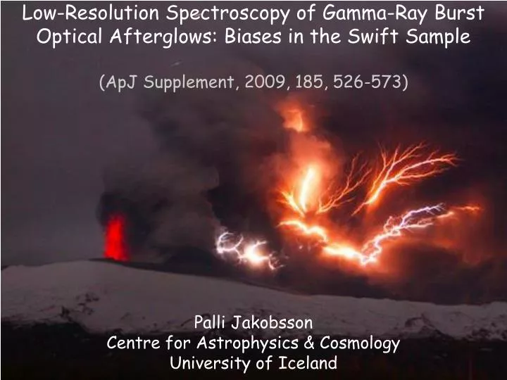 low resolution spectroscopy of gamma ray burst optical afterglows biases in the swift sample