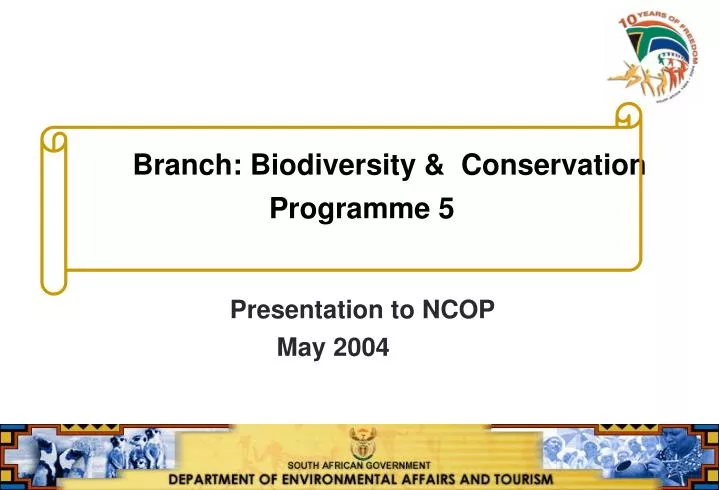 branch biodiversity conservation programme 5