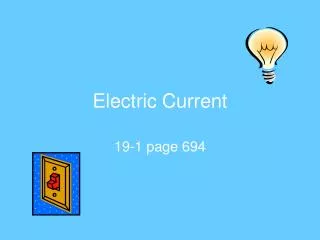 Electric Current