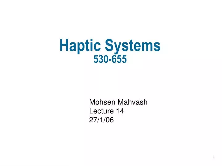 haptic systems 530 655