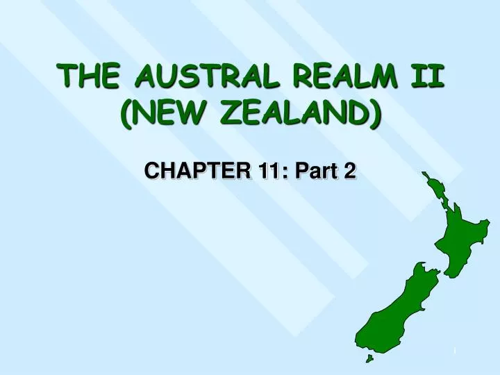 the austral realm ii new zealand