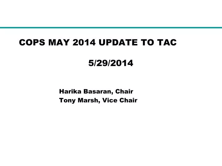 cops may 2014 update to tac 5 29 2014