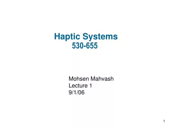 haptic systems 530 655