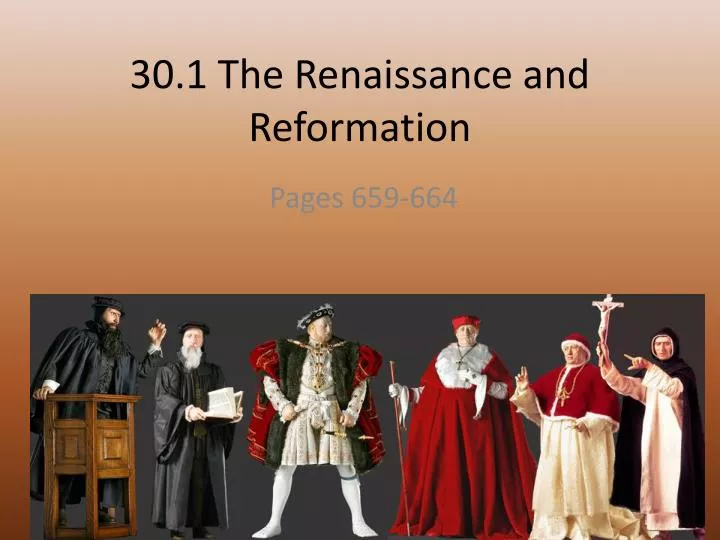 30 1 the renaissance and reformation