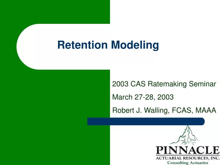 retention modeling