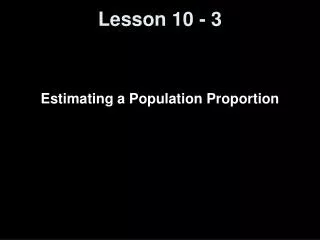 Lesson 10 - 3