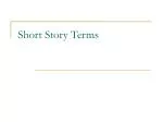 Understanding the Elements of Short Story Fiction - slide 1