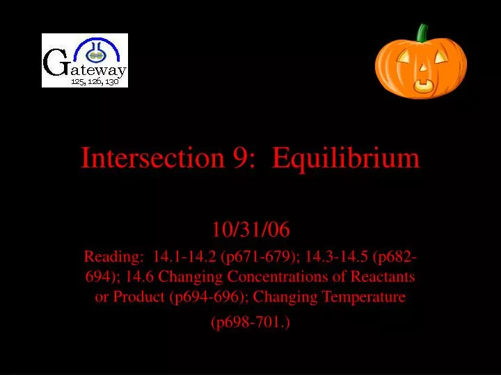 intersection 9 equilibrium