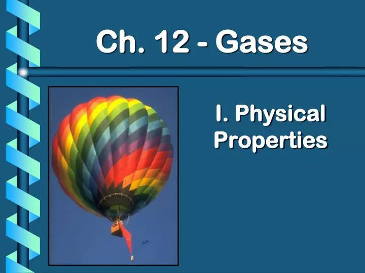 ch 12 gases