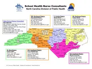 N.C. Division of Public Health – Children &amp; Youth Branch – School Health Unit