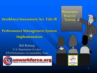 Workforce Investment Act ˜ Title IB Performance Management System Implementation