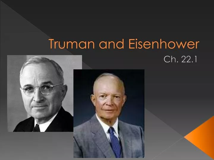 truman and eisenhower