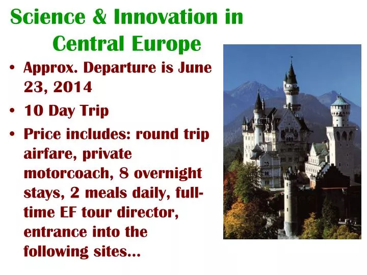 science innovation in central europe