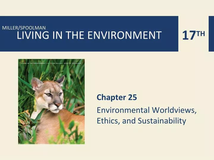 chapter 25 environmental worldviews ethics and sustainability