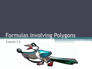 Formulas involving Polygons
