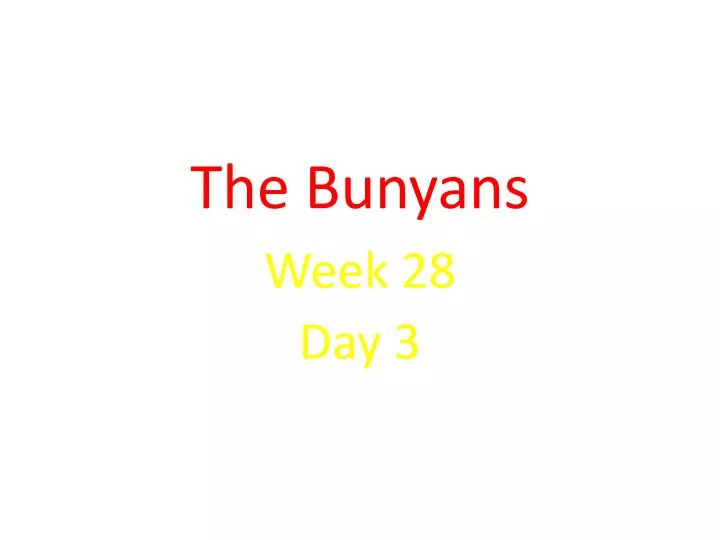 the bunyans