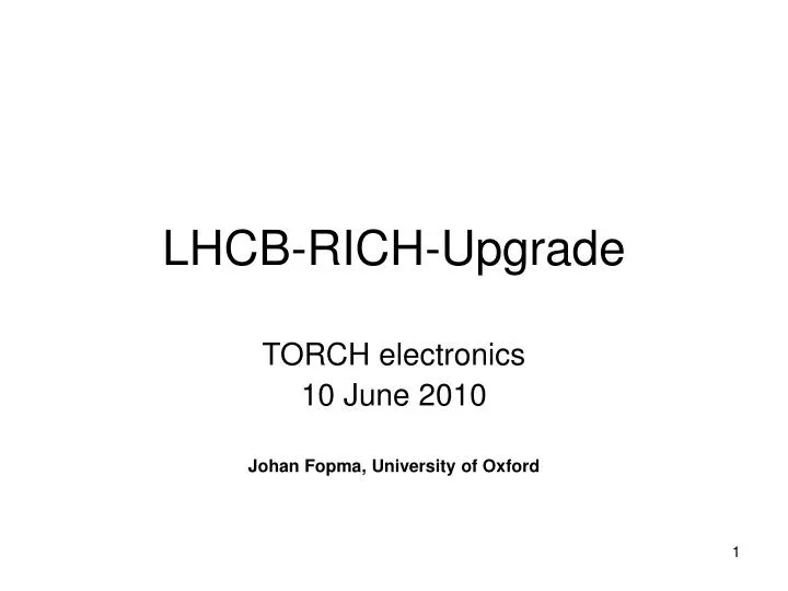 lhcb rich upgrade